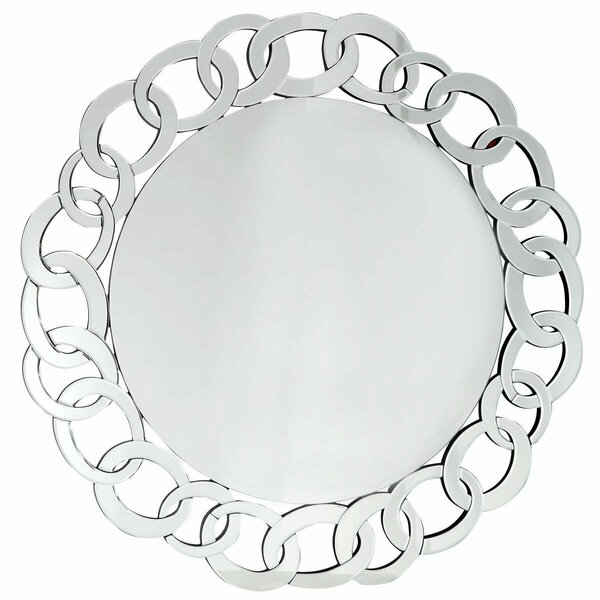 Lovelyhome 39.4 x 39.4 in. Linking Accent Accent Mirror LO2843389